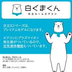 HITACHI エアコン 白くまくん Xシリーズ【23畳用/凍結洗浄/単相200V