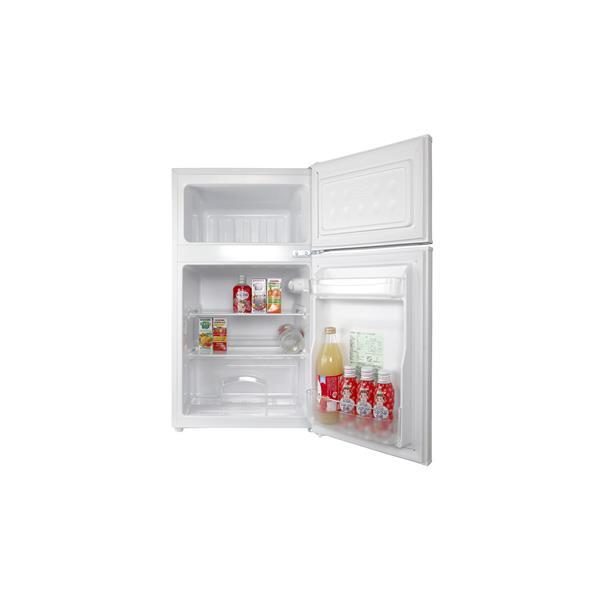 ホワイト 二段式冷蔵庫　85Ｌ エルソニック 新生活2点セット 冷蔵庫[直冷式/85L/ホワイト] 洗濯機