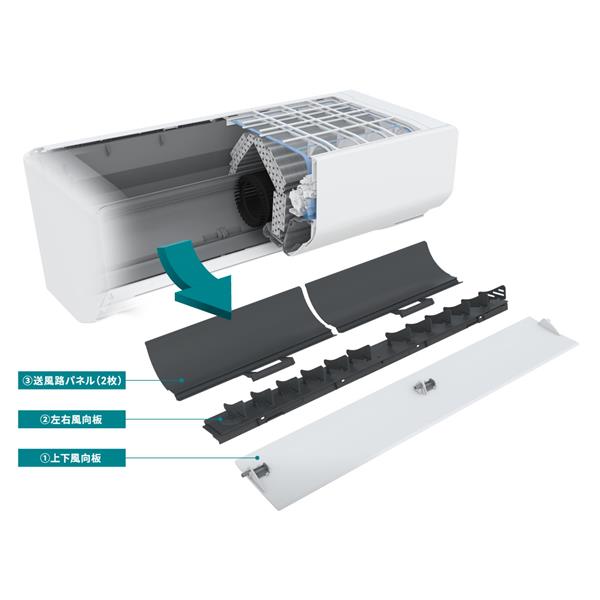 Fujitsu General AS-L285S-W-ESET エアコン[Lシリーズ]【10畳用