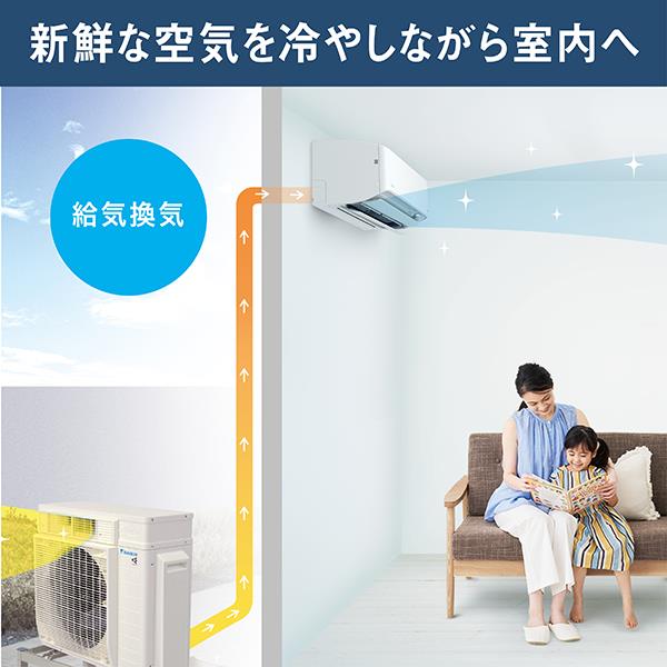 DAIKIN エアコン[うるさらX][Rシリーズ] 【29畳用 /9.0kw /200V /換気