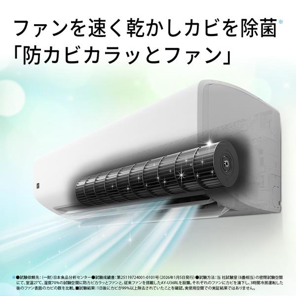 SHARP エアコンRSシリーズ【主に6畳用/2.2kw/プラズマクラスター25000