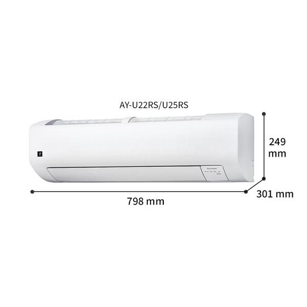 SHARP エアコンRSシリーズ【主に6畳用/2.2kw/プラズマクラスター25000
