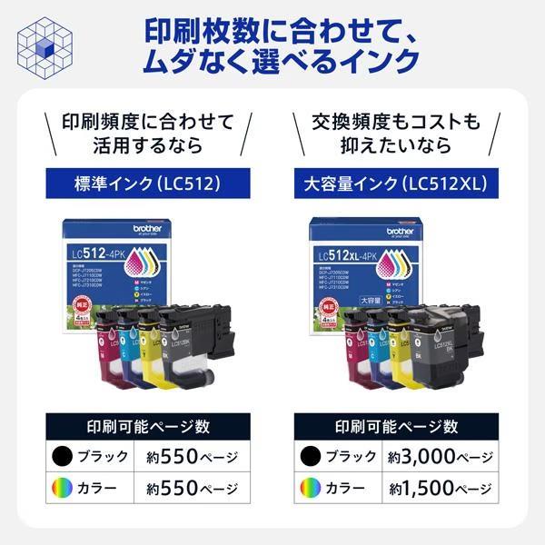 ブラザー 【お得なA4用紙＆インクセット】DCP-J7205CDW J7205CD-INKA4