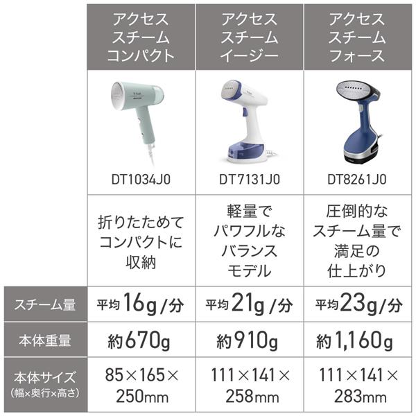 T-fal 衣類スチーマー アクセススチーム コンパクト 折りたたみ