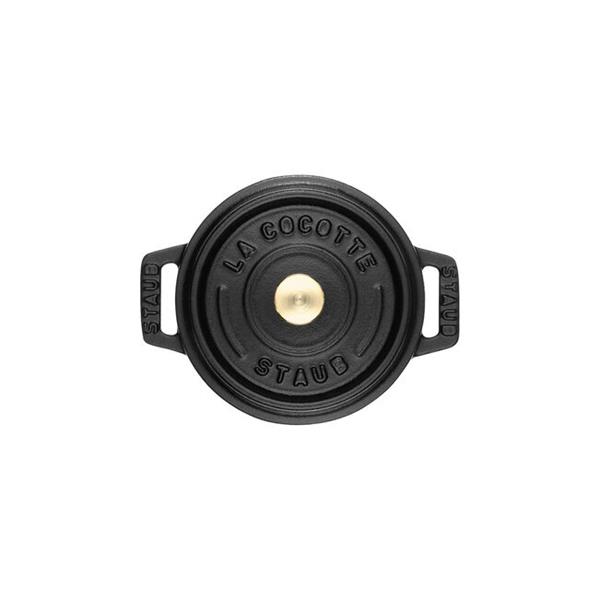 STAUB ピコ・ココット 10cm[ブラック/鋳物ホーロー鍋] 40500-101