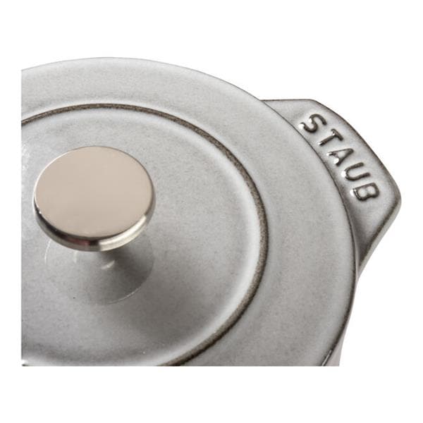 STAUB ラ・ココット de GOHAN 12cm[グレー/鋳物ホーロー鍋] 40509-702