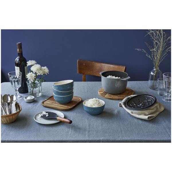 STAUB 40509-703-0 ラ・ココット de GOHAN 16cm[グレー/鋳物ホーロー鍋  