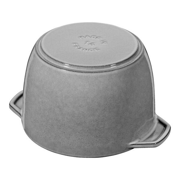STAUB ラ・ココット de GOHAN 16cm[グレー/鋳物ホーロー鍋] 40509-703