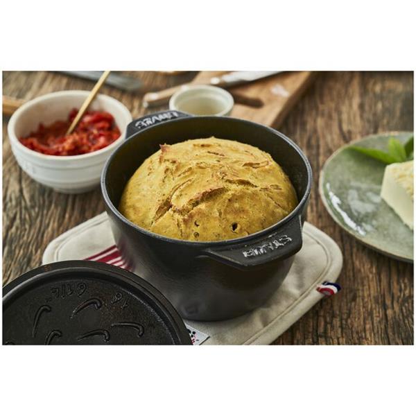 STAUB ラ・ココット de GOHAN 16cm[ブラック/鋳物ホーロー鍋