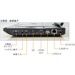 GREENHOUSE GH-PBD11B-BK 11.4型 ポータブルブルーレイプレーヤー 