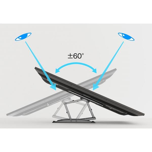 グリーンハウス テレビ用壁掛け金具【ダブルアーム/32～70型対応