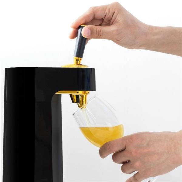 グリーンハウス スタンド型ビールサーバー 乾電池 GH-BEERT-BK