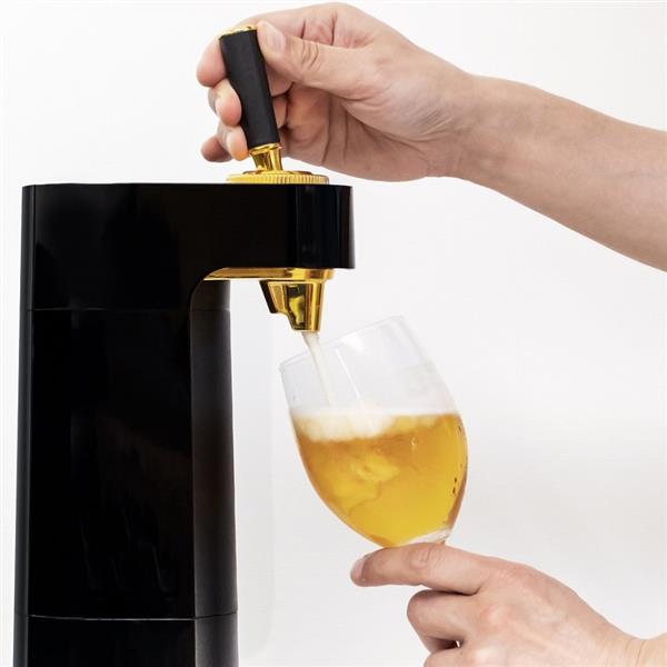 グリーンハウス スタンド型ビールサーバー 乾電池 GH-BEERT-BK