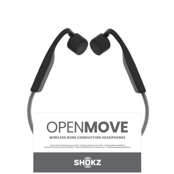 Shokz 骨伝導イヤホン OpenMove【耳かけ型/マイク対応/Bluetooth/Slate