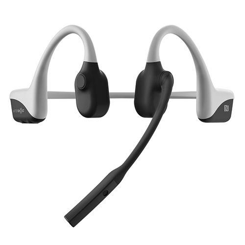 美品　AFTERSHOKZ OPENCOMM 骨伝導イヤホン ライトグレー Amazon.co.jp: 公式ストア正規品】 Shokz OpenComm 骨伝導