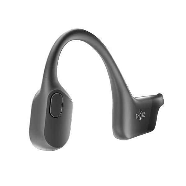 Shokz 骨伝導イヤホン OpenRun【マイク対応 / Bluetooth/ブラック