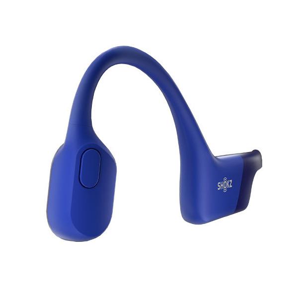 Shokz 骨伝導イヤホン OpenRun【マイク対応/Bluetooth/ブルー