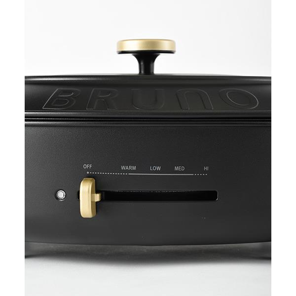 BRUNO オーバルホットプレート【平面プレート/たこ焼きプレート/深鍋