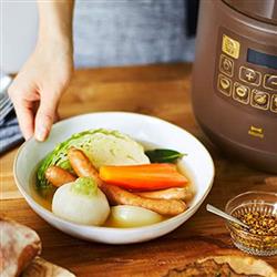 BRUNO BOE058-BR マルチ圧力クッカー【電気圧力鍋/1.5L/ブラウン
