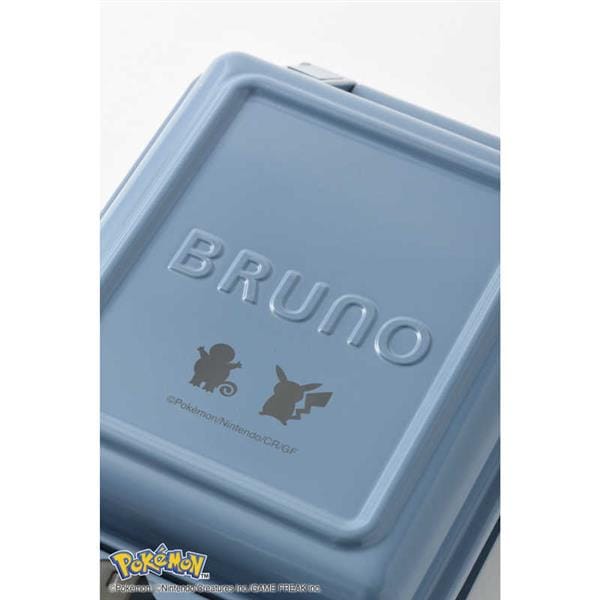 BRUNO ポケモン ホットサンドメーカー シングル ブルー[ゼニガメ