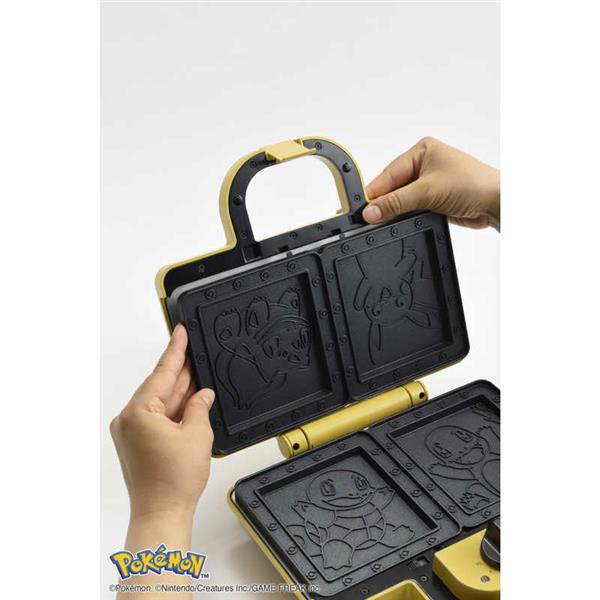 BRUNO ポケモン ホットサンドメーカー ダブル イエロー BOE132-YE