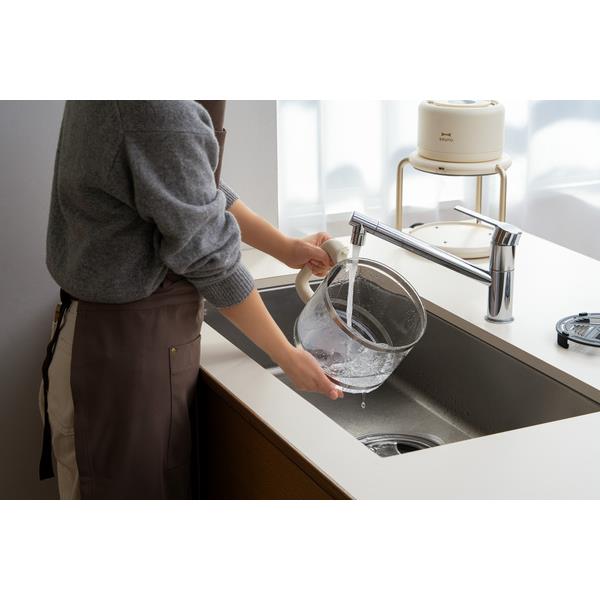 値下げ交渉OK】BRUNO ガラスエアフライヤー BRUNO、中が見えるガラス