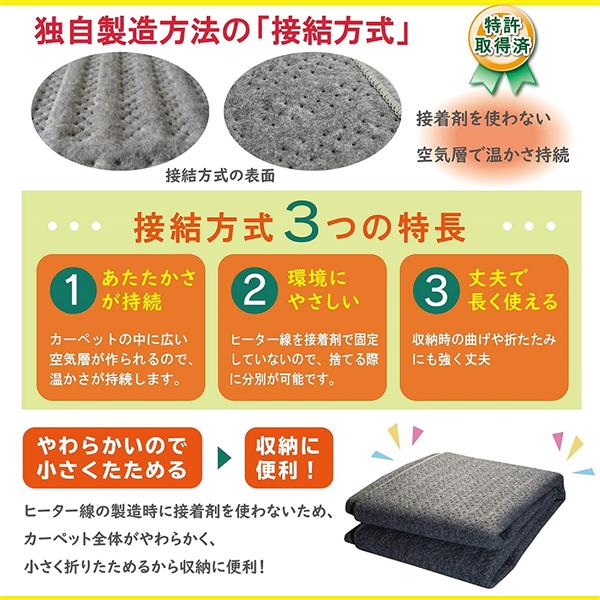 KODEN VWU101H 電気カーペット【1畳/ホットカーペット/単体