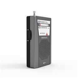 WINTECH AM/FMポータブルラジオ【縦型/乾電池対応/AMラジオ/FMラジオ