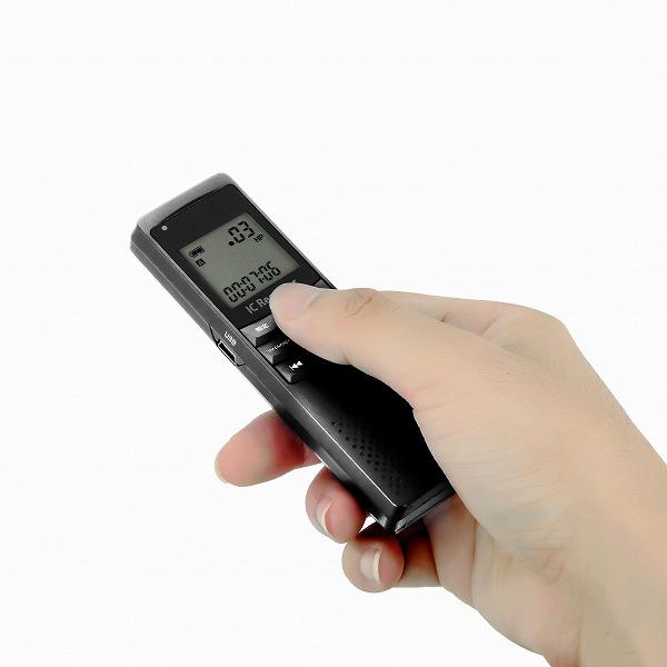 WINTECH VR-M41 ICレコーダー【4GB内蔵/乾電池対応/ガン