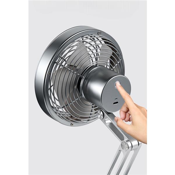 WINTECH デスクトップファン 充電式 メタルボディ DF-261M | ノジマ