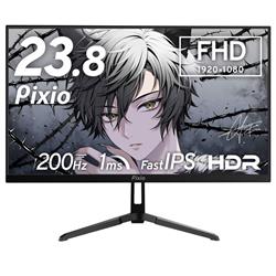 PX248WAVE-O Pixio ゲーミングモニター Pixio PX248 Wave ゲーミングモニター 23.8インチ 200Hz FHD IPS