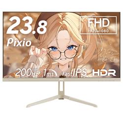 Pixio 180Hz対応 23.8型 ゲーミングモニター ゲーミングモニターブランド「Pixio（ピクシオ）」、200Hz高