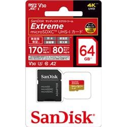 SanDisk サンディスク エクストリーム microSDXC UHS-Iカード 64GB