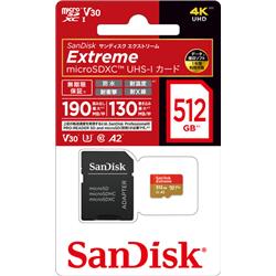 SanDisk サンディスク エクストリーム microSDXC UHS-Iカード 512GB