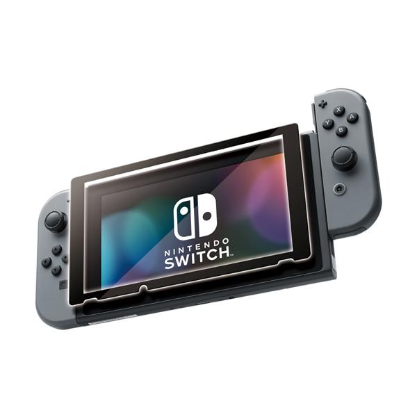 Switch】 スクリーンガード for Nintendo Switch （気泡ができない構造