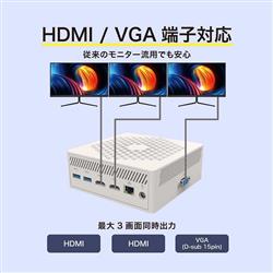 LINKS Intel Core i3-1215Uを搭載した高性能ミニPC LN1215W-16-512