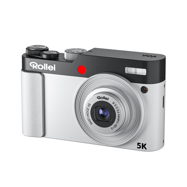 恵安 Rollei 8倍 ZOOM コンパクトデジタルカメラ KDCR500-WH | ノジマ