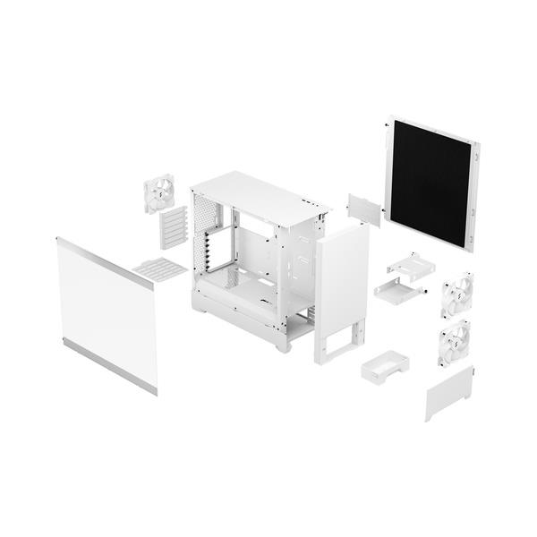 Fractal Design PCケース Pop Silent White TG Clear Tint FD-C-POS1A