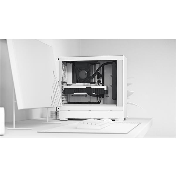 Fractal Design PCケース FD-C-POS1A-04 Fractal Design FD-C-POS1A-04 Pop Silent White TG Clear Tint