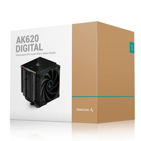 Deepcool R-AK620-BKADMN-G CPUクーラー AK620 DIGITAL | ノジマ