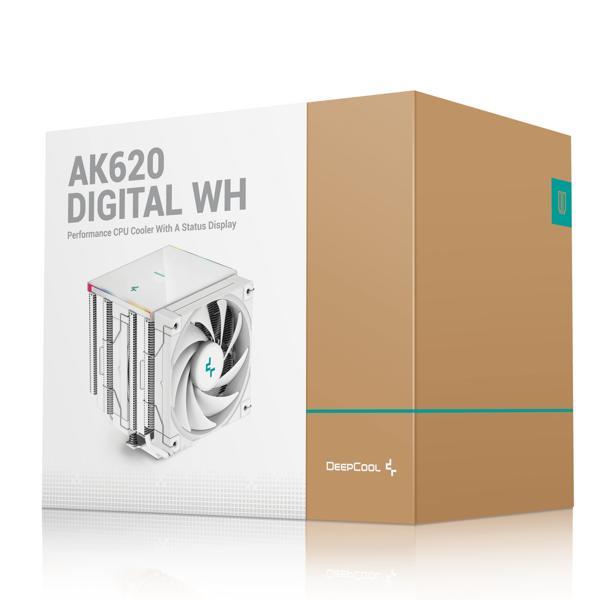 Deepcool R-AK620-WHADMN-G CPUクーラー AK620 DIGITAL WH