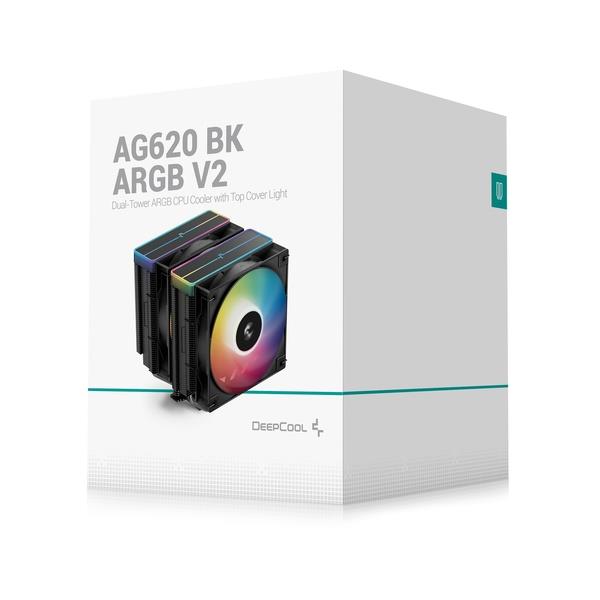 Deepcool 空冷CPUクーラー AG620 BK ARGB V2 R-AG620-BKAMMN-GJD