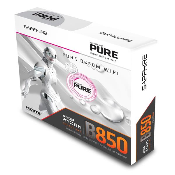 Sapphire マザーボード SAPPHIRE PURE B850M WIFI 52123-02-40G