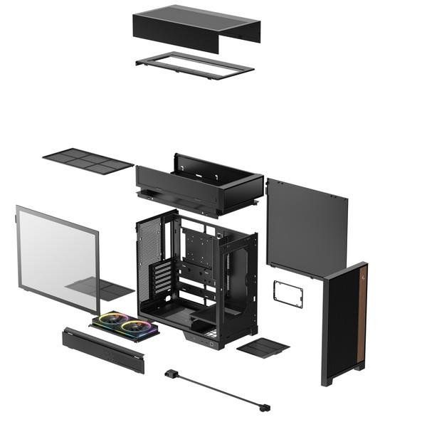 PCケース(自作PC用) DEEPCOOL R-CL6600-BKNNA0-G-1 (CL6600) Deepcool PCケース CL660 R-CL660-BKNNA0-G-1 | ノジマオンライン