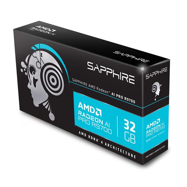 Sapphire グラフィックボード AMD RADEON AI PRO R9700 32G GDDR6 LITE