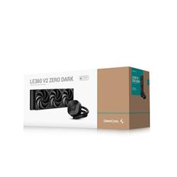Deepcool CPUクーラー LE360 V2 ZERO DARK R-LE360ZERO-BKLNMD-G-1