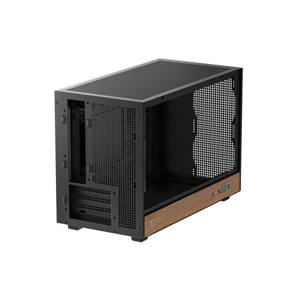 Deepcool PCケース CH260 WOOD R-CH260-BKNWM0-G-1 | ノジマオンライン