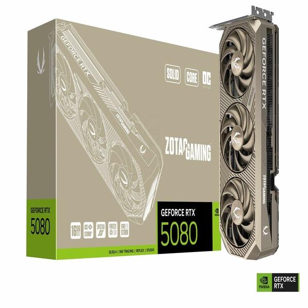 ZOTAC グラフィックボード GAMING GeForce RTX 5080 SOLID CORE OC