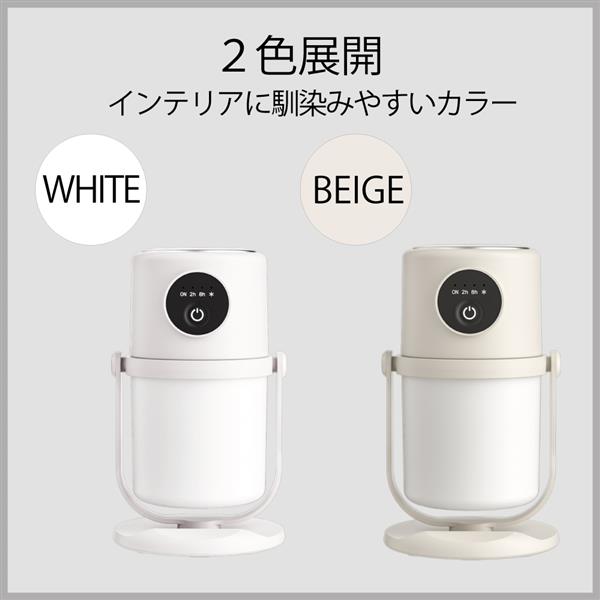 コンピューケース・ジャパン 超音波式 USB加湿器 ホワイト JDF-HL8-WH