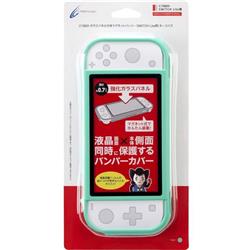 【Switch】 CYBER・ガラスパネル付きマグネットバンパー ターコイズ（Switch Lite